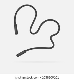 Vector icons skipping rope