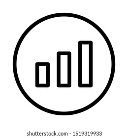 Vector icons with smartphone feature themes use an outline style