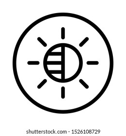 Vector icons with smartphone feature themes use an outline style