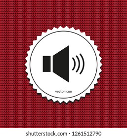 vector icons of speaker