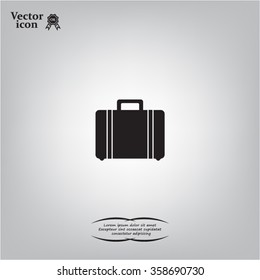 Vector icons suitcase