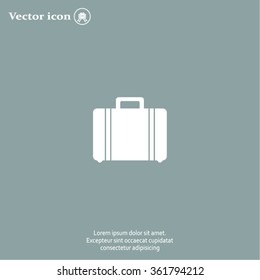 Vector icons suitcase
