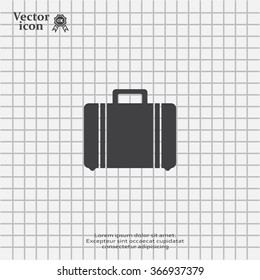 Vector icons suitcase