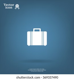Vector icons suitcase
