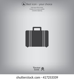 Vector icons suitcase