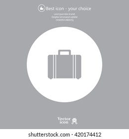 Vector icons suitcase