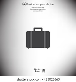 Vector icons suitcase