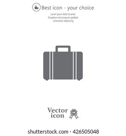 Vector icons suitcase