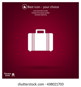 Vector icons suitcase