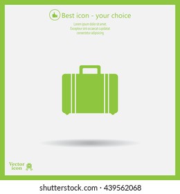 Vector icons suitcase
