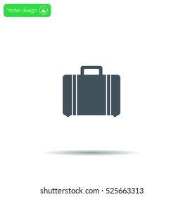 Vector icons suitcase