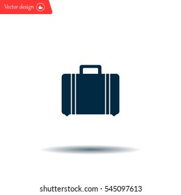 Vector icons suitcase