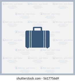 Vector icons suitcase