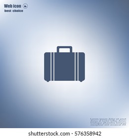 Vector icons suitcase