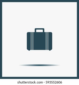 Vector icons suitcase