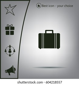 Vector icons suitcase