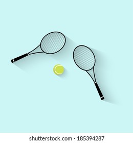 vector icons, tennis