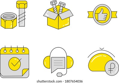 Vector icons, Tool box and some other icons.