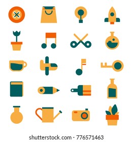 Vector icons used for school education or document decoration
