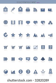 Vector Icons for Web Applications and for computer - PART 2