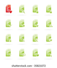 Vector Icons for Web Applications. Web, medical, media, shopping and other.