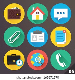 Vector Icons for Web and Mobile Applications. Set 5.