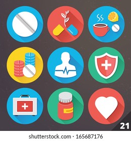 Vector Icons for Web and Mobile Applications. Set 21.