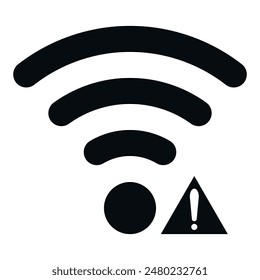 Iconos vectoriales de wifi icono. Concepto de Internet en casa o en el trabajo. Icono del sitio