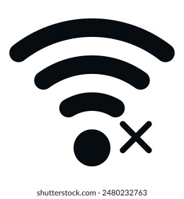 Vector icons of wifi icon. Internet concept at home or at work. Icon for the site