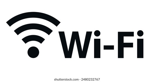 Vector icons of wifi icon. Internet concept at home or at work. Icon for the site