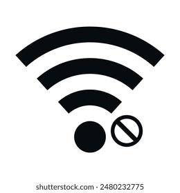 Vector icons of wifi icon. Internet concept at home or at work. Icon for the site