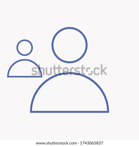 vector icon,social man, add contact, group symbol, illustrious man person