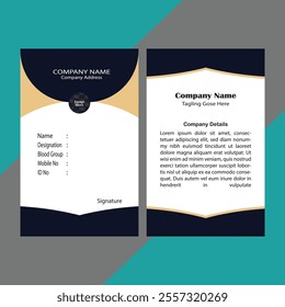 Vector ID Card Design Template