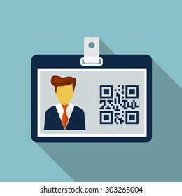 Vector Identification card
