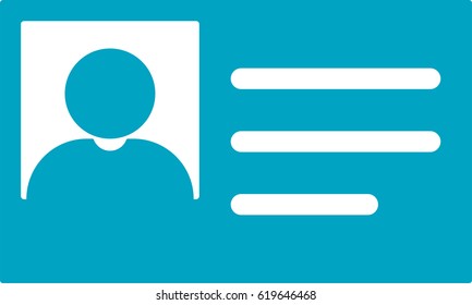 Vector Identification Card Icon