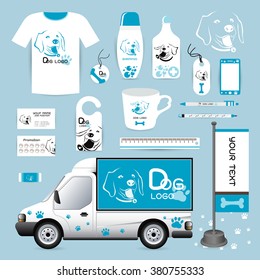vector identity Corporate design animal, logo Dog Animal Hospital medical device labels, business cards Animal Hospital eraser smart phones, T-shirts, pens pencils rulers shampoo, medicines, emergency