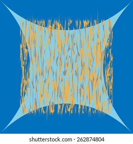 Vector Iillustration with  Decorative Square.