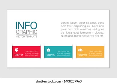 Vector iInfographic diagram, template for business, presentations, web design, 3 options.