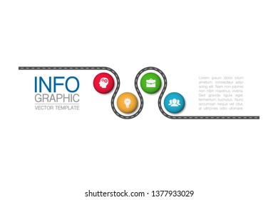 Vector iInfographic template for business, presentations, web design, 4 options.