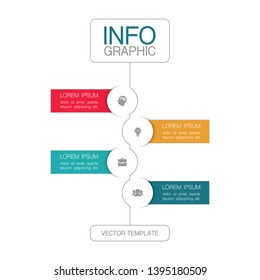 Vector iInfographic template for business, presentations, web design,4  options.