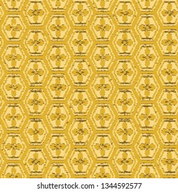 vector, ikat effect seamless Japanese motifs / abstract texture or grunge / For art texture on  vintage, ethnic / modern damask design  for carpet, rug, scarf,  shawl pattern. 