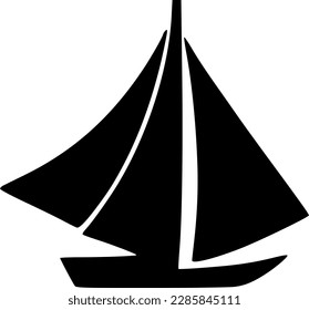 vector illuatration of boat icon