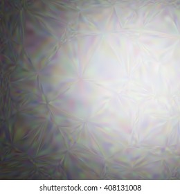 Vector illusion of radial blur effect. Abstract background with iridescent mesh gradient. Colorful noise, special effect. Colorful shades. Vector EPS10