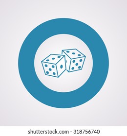 Vector illustartion of casino and gambling icon