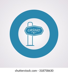 Vector illustartion of casino and gambling icon