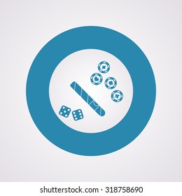 Vector illustartion of casino and gambling icon