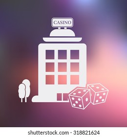 Vector illustartion of casino and gambling icon