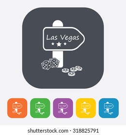 Vector illustartion of casino and gambling icon