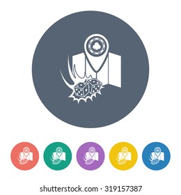 Vector illustartion of casino and gambling icon