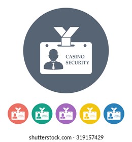 Vector illustartion of casino and gambling icon